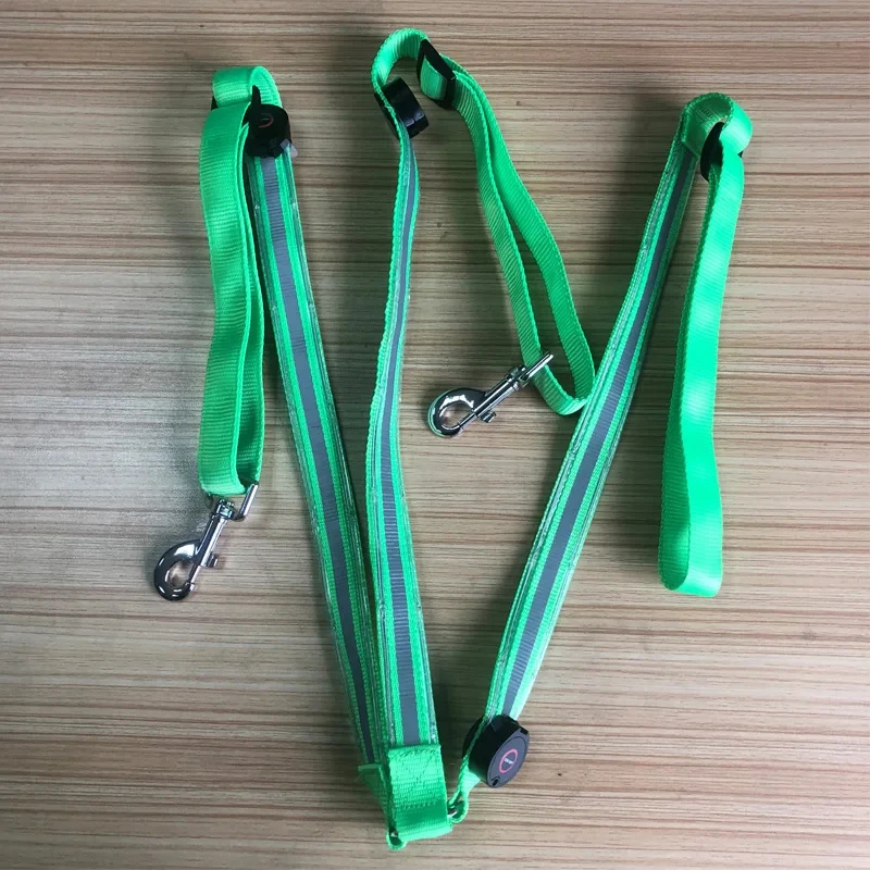 Horse Equipment Breastplate Nylon LED Night Flashing Light Bar Harness Outdoor Sports USB Charge Riding Decorations Belt horse riding equipment