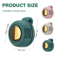 Ventilateur portable mini, rechargeable, sans pales, à clipser, pour la taille, adapté à la ventilation extérieure, petit ventilateur de bureau 5