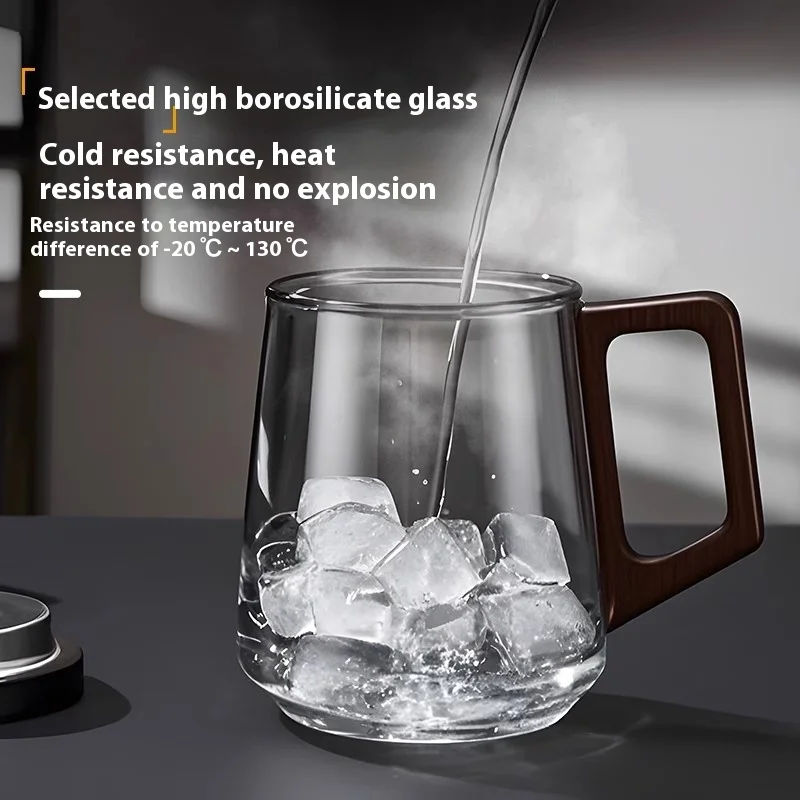 Gianxi Glass Tea Cup Tea Separationcup Personal Office With Handle Household High Temperature Resistance Scented Water Cup