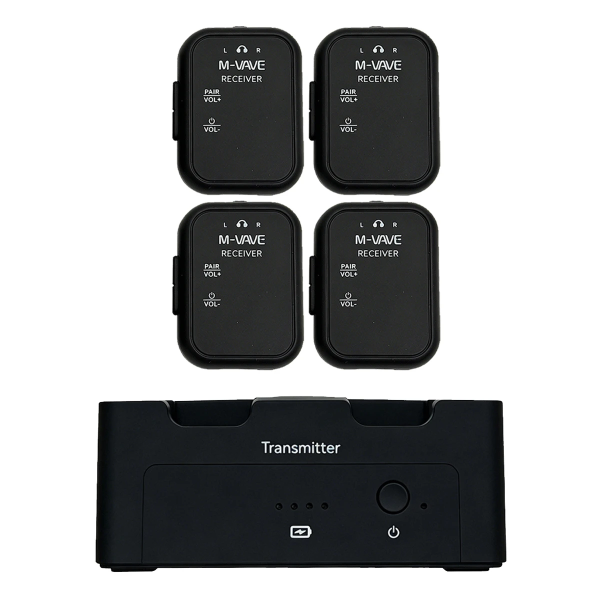 ตัวเลือกสินค้า หูฟังเกมมิ่งไร้สาย 2.4GHz เวลาแฝงต่ำ 3ms เคสชาร์จ
