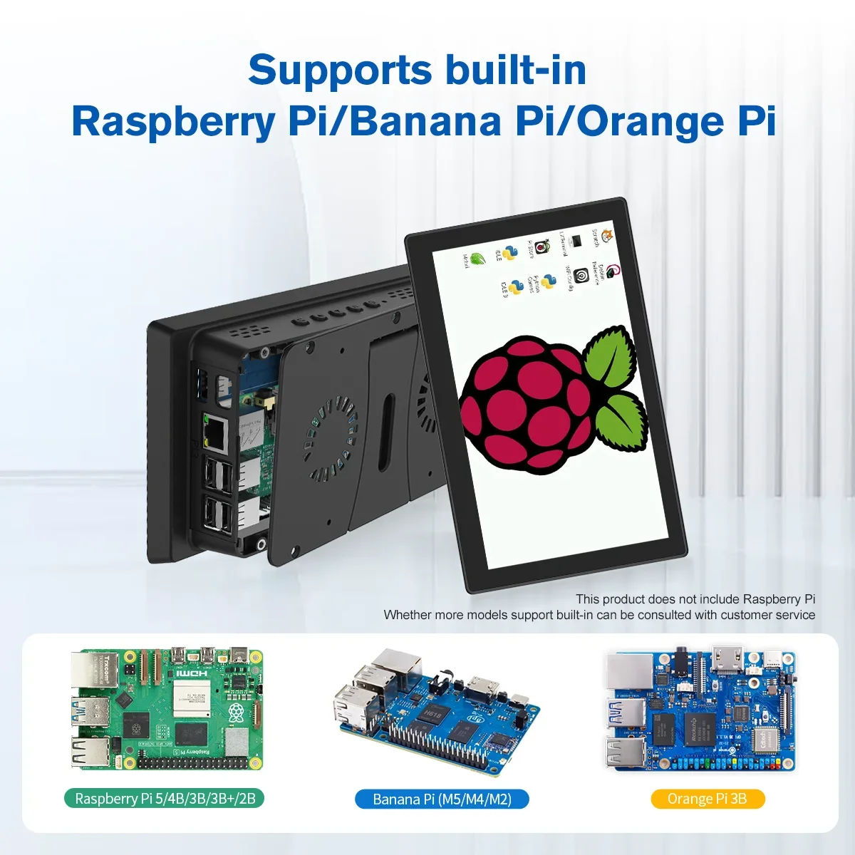 Raspberry Pi PC ÷,  RasPi Ʈ ġ HDMI USB, ġũ, 12V , 7 ġ Raspberry Pi 4 3 , 1920x1080