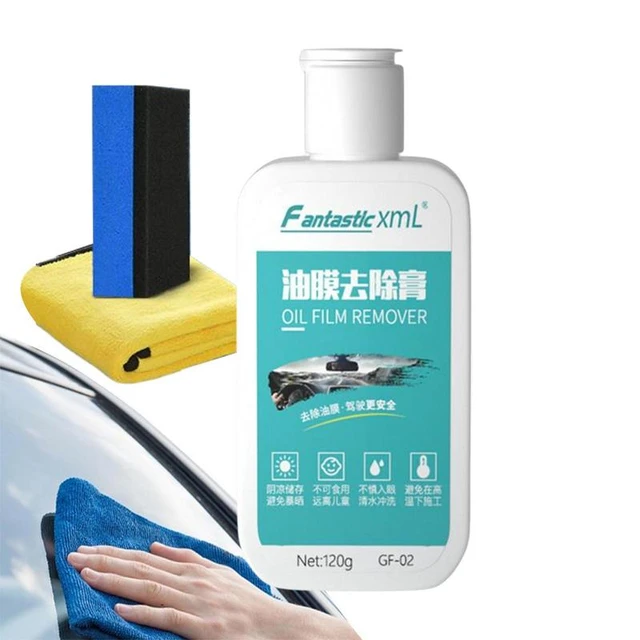 Nettoyant Vitre Voiture, Dissolvant Film D'huile Vitre Voiture, Pâte pour  Enlever Le Film D'huile Verre, Décapant,PATE NETTOYAGE - Cdiscount Auto