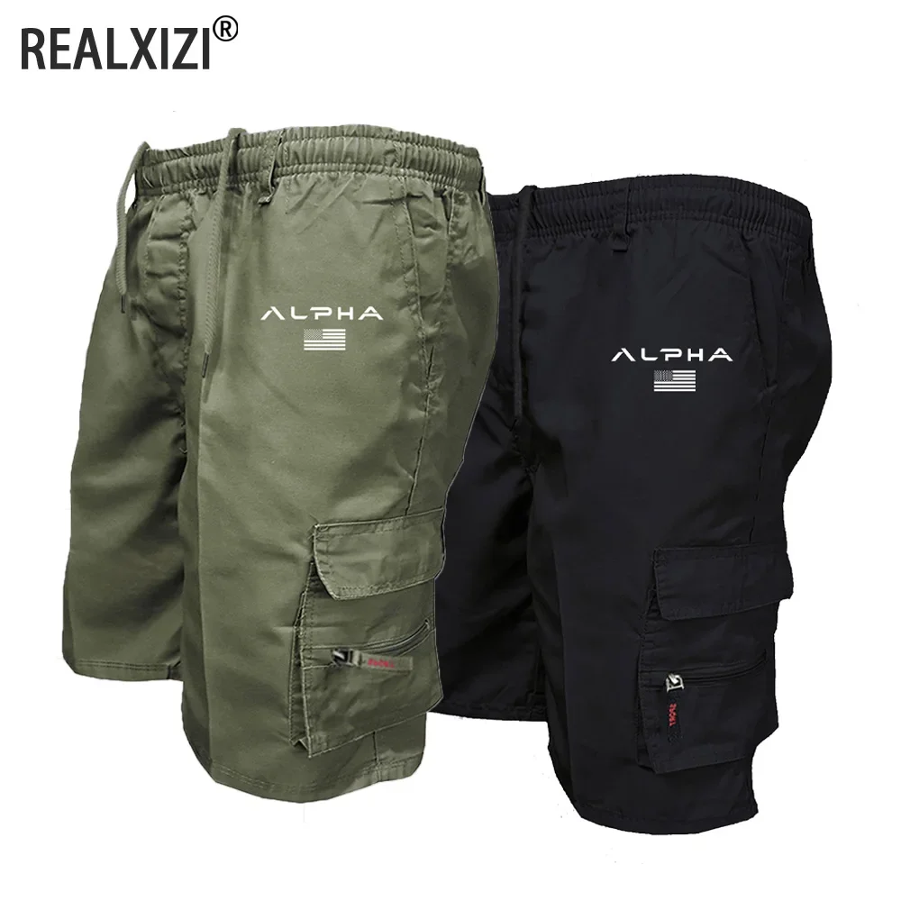 Nouveaux shorts Cargo pour hommes mode short de course décontracté grande poche pantalons de sport panneaux Cargo pantalon grande taille pour homme