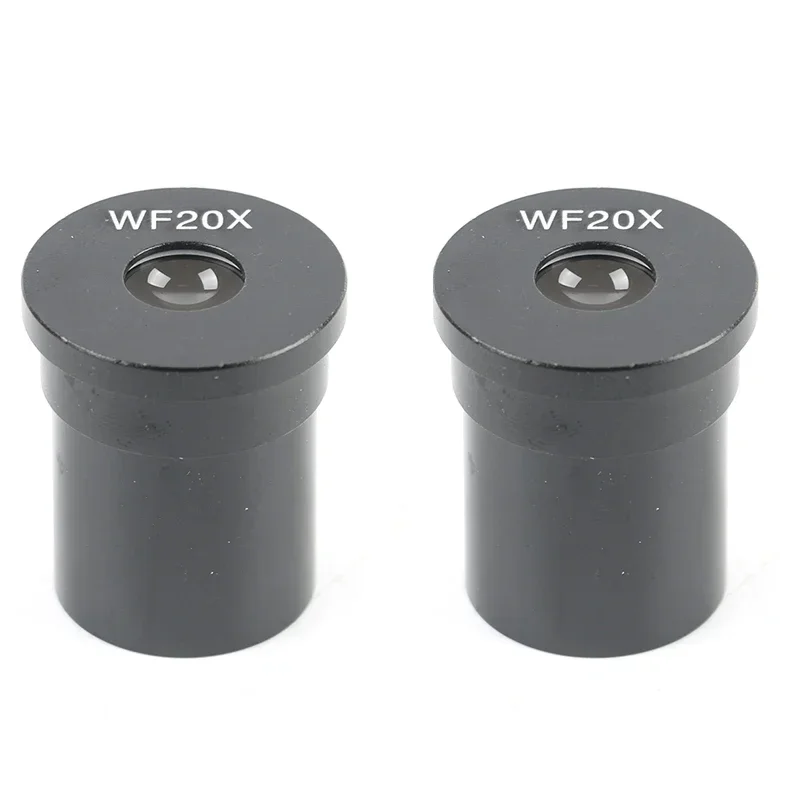 Biological Microscope Eyepieces 2pcs/set WF5X WF10X WF16X WF20X WF25X WF30X Accessory Wide Field Wide Angle Lens 23.2mm Diameter