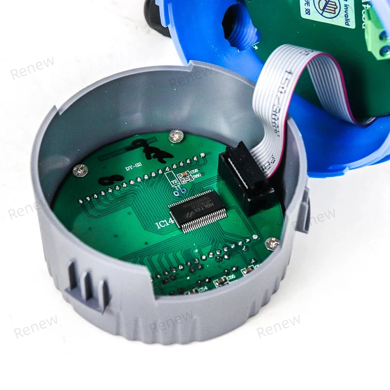 Liquid Level Sensor 5m 10m 20m 4-20ma Ultrasonic Level Meter No Contact Sanitary Olive Oil Tank Ultrasonic Level Sensor For Grain Solids Silo