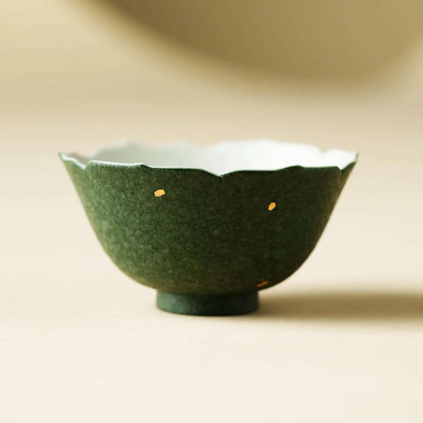 Teacup Ceramic Master Cup Personal Malachite Green Kung Fu Tea Set Tea Tasting Cup Tea Cup Single Cup