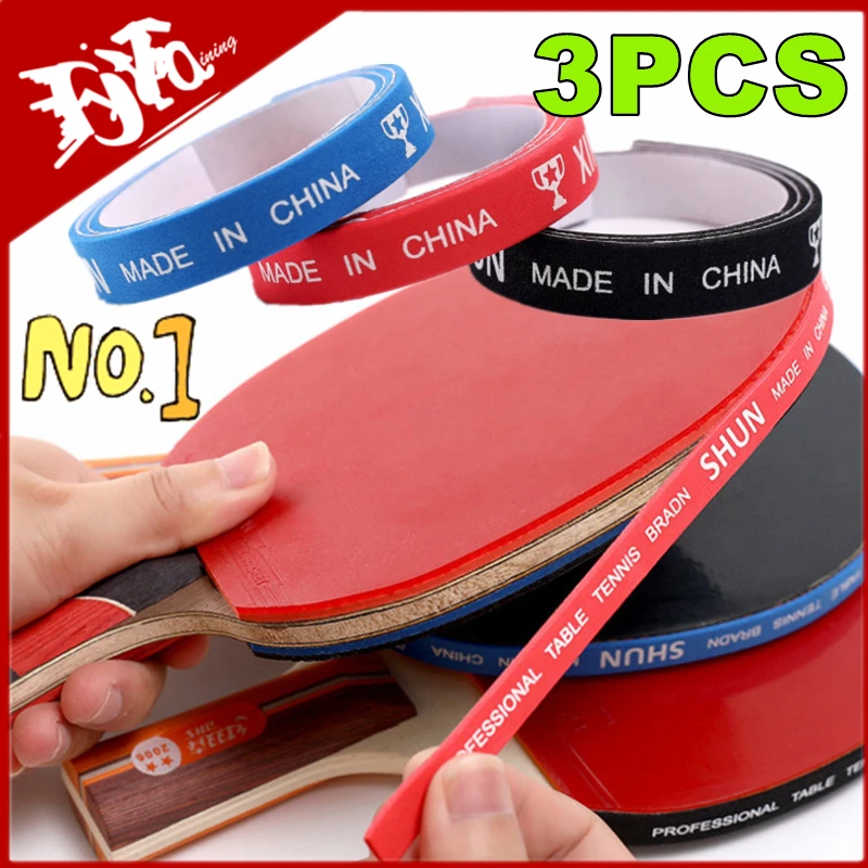 Table Tennis Racket Edge Tape 3-1PC Ping Pong Bat Protective Side Tape Protector Professional Table Tennis Racket Accessories