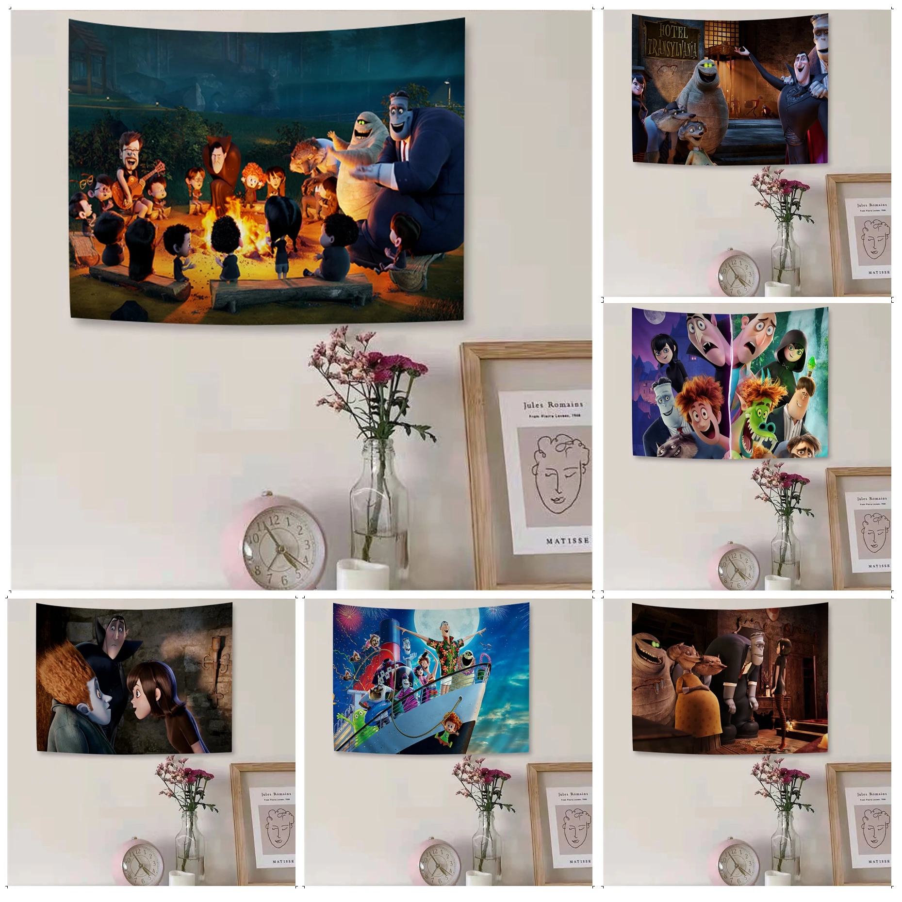 Hotel Transility Movie Tapestry Hanging Bohemian Tapestries Bohémien Wall Arazzi Mandala Cheap Hippie Wall Hanging