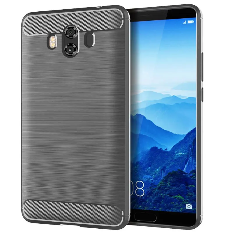 Premium Carbon Fiber Shockproof Silicone Phone Case - Sleek Back Cover Coque s
