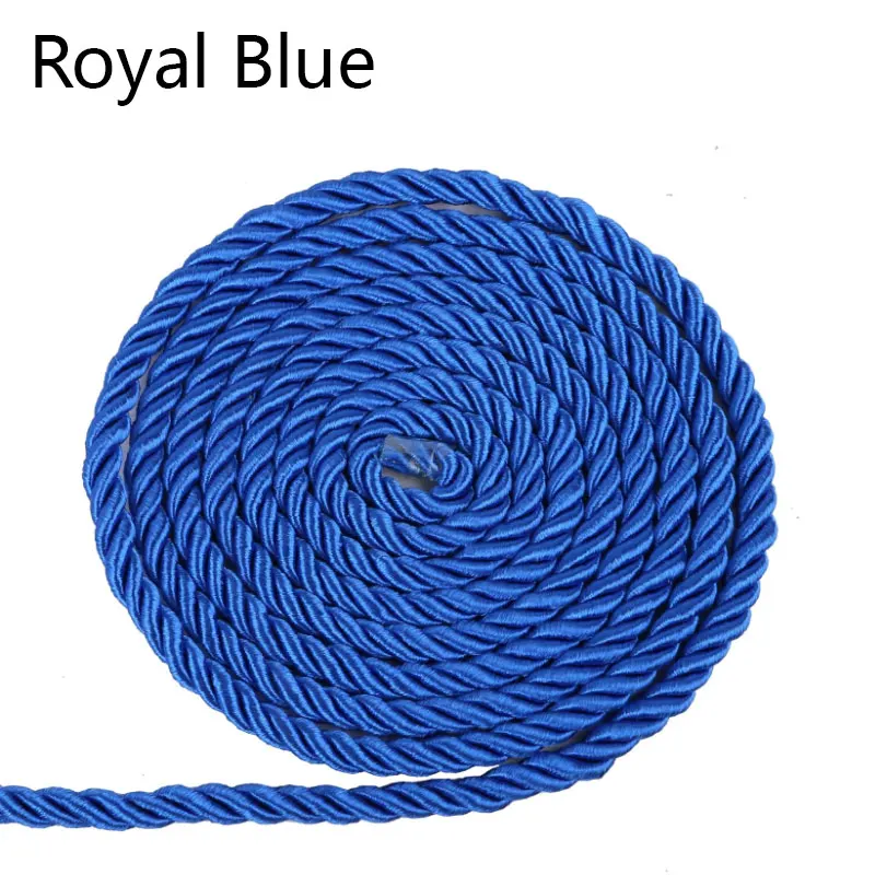 Luxurious 5mm Twisted Satin Rope for Elegant DIY Crafts & Decorative Packaging