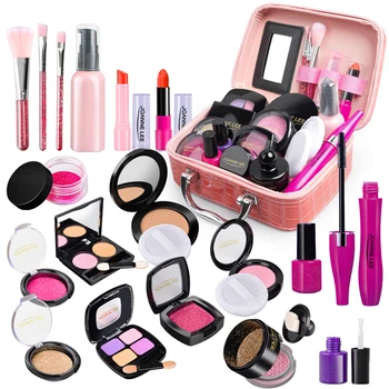 Kids Toys Simulation Cosmetics Set Pretend Makeup Toys Girls Play House Simulation Make up Educational Toys for Girls Fun Game 1