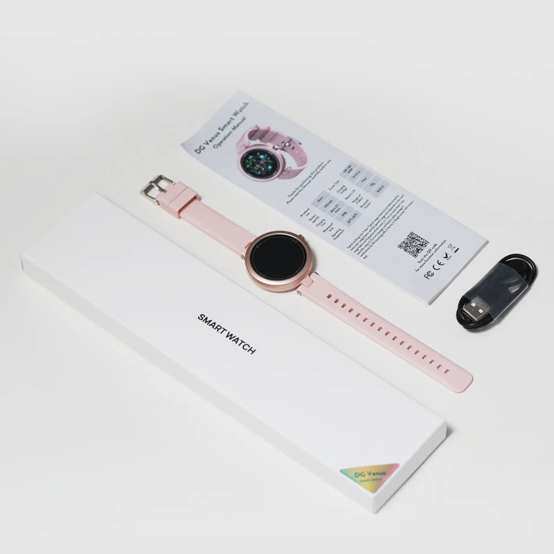 DOOGEE DG Venus Smartwatch 1.09 ġ 200mAh ȭ ̶Ʈ Ʈ  ʹ Ʈ  ƮϽ ɹڼ Įθ