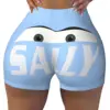 Sally I'm Lightning Cars Women Workout Shorts Seamless Scrunch Butt Lifting Mcqueen Athletic Short Pants For Yoga Fitness 4