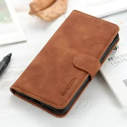 Leather Flip Case 360° Protective Wallet Book Cover - Poco X8 Pro Max 5G (Brown)