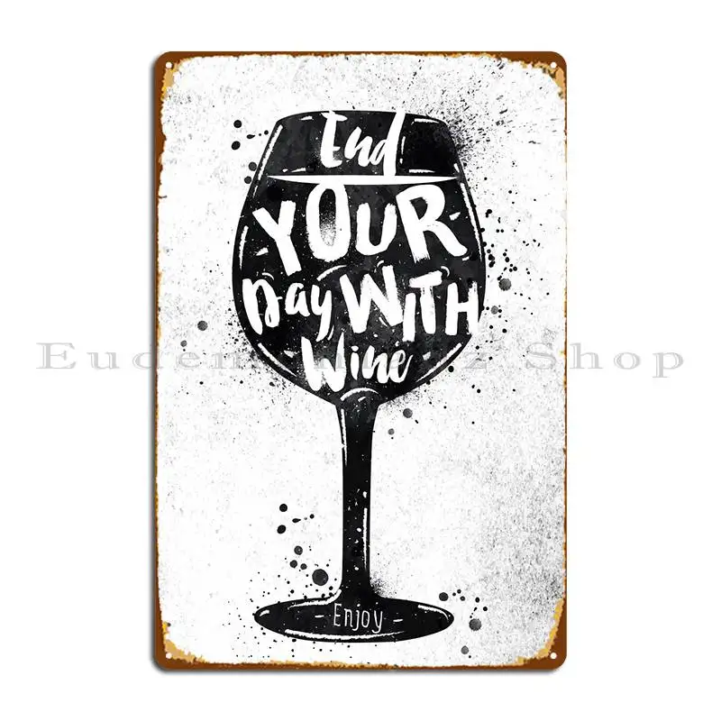 

Wine Metal Plaque Poster Retro Home Designing Customize Designing Tin Sign Poster