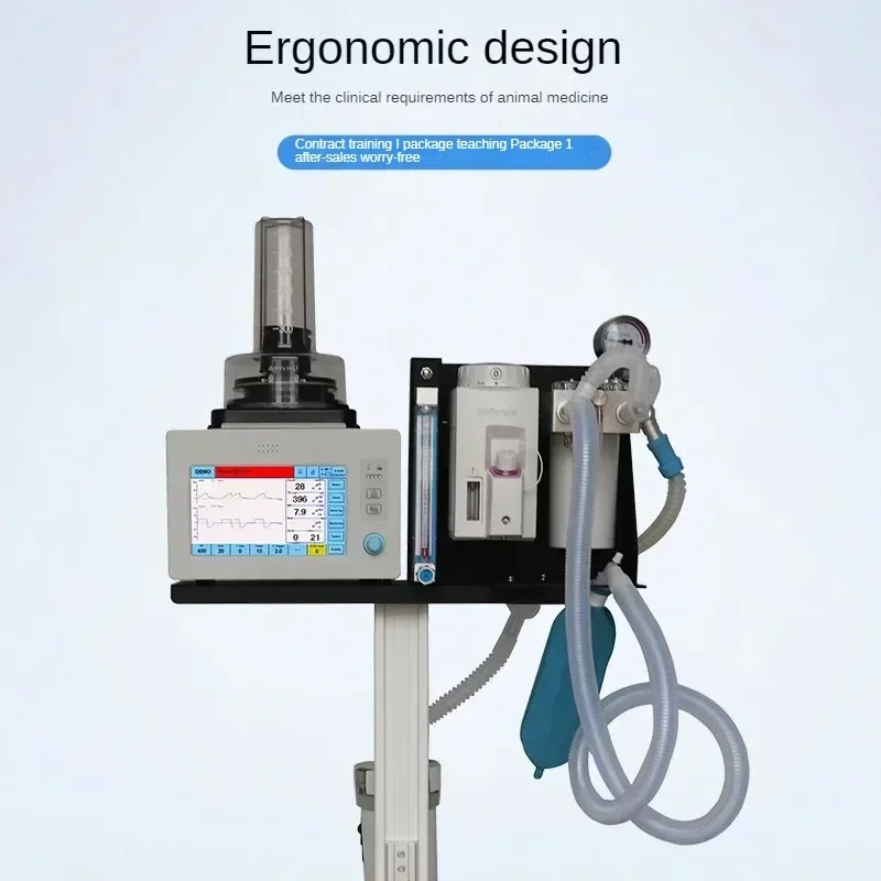 DAV80V Small Animal Ventilator Pet Anaesthesia Ventilator Mouse Lab Pet Anaesthesia 0-300ML&300-2000ML