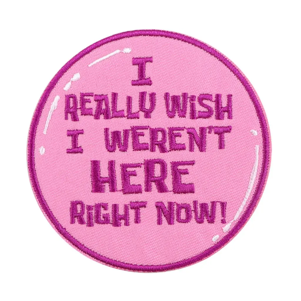 

Pink Cute Embroidered Magic Patch For Clothing T-shirt Bag Cool Patches On Clothes DIY Badges On Backpack