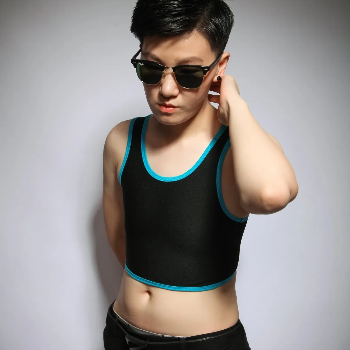 Side Buckle Chest Binder Skin Friendly Breast Binder Lesbian For Women breast binder