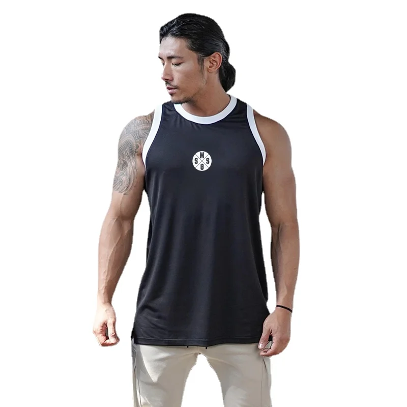 Tanio Youth Sports Training Comfortable Sleeveless Tops Summer Breathable Sweat-absorbing