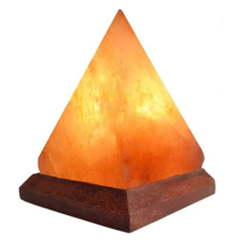 

Himalayas Crystal Salt Lamp USB Led Pyramid Salt Crystal Lamp Crystal Decorative Lamp Atmosphere Atmosphere Lamp