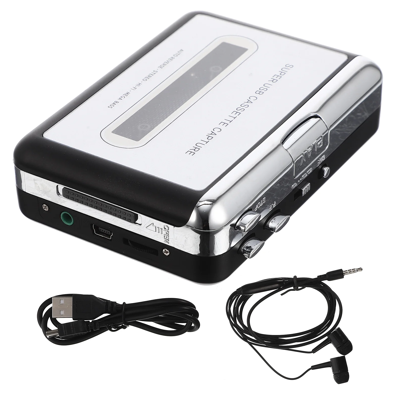 Portable Cassette Tape Transverter Usb Cassette Tape Converter Mp3 High Fidelity Music Player Transverter (Without )
