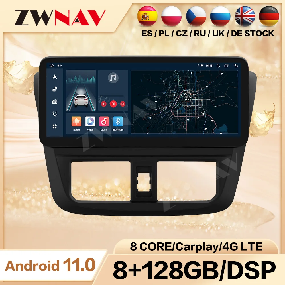 

For Toyota Vios 2014 2015 2016 Android Car Radio 2 Din Carplay Automotive Screen Multimedia Auto GPS Audio Stereo Head Unit DSP