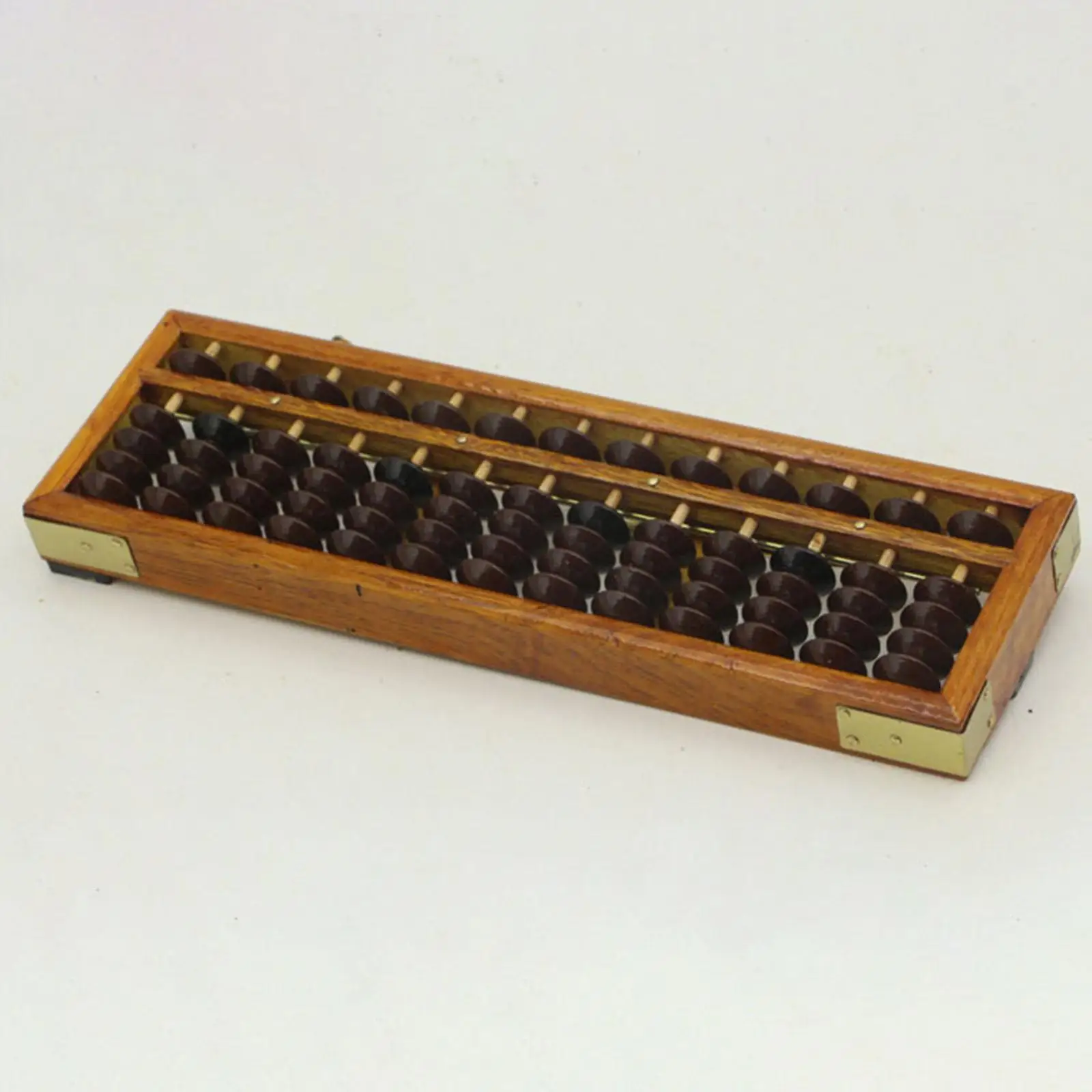 13 Digit Wooden Abacus Counting 5 Beads Abacus Math Learning for Children