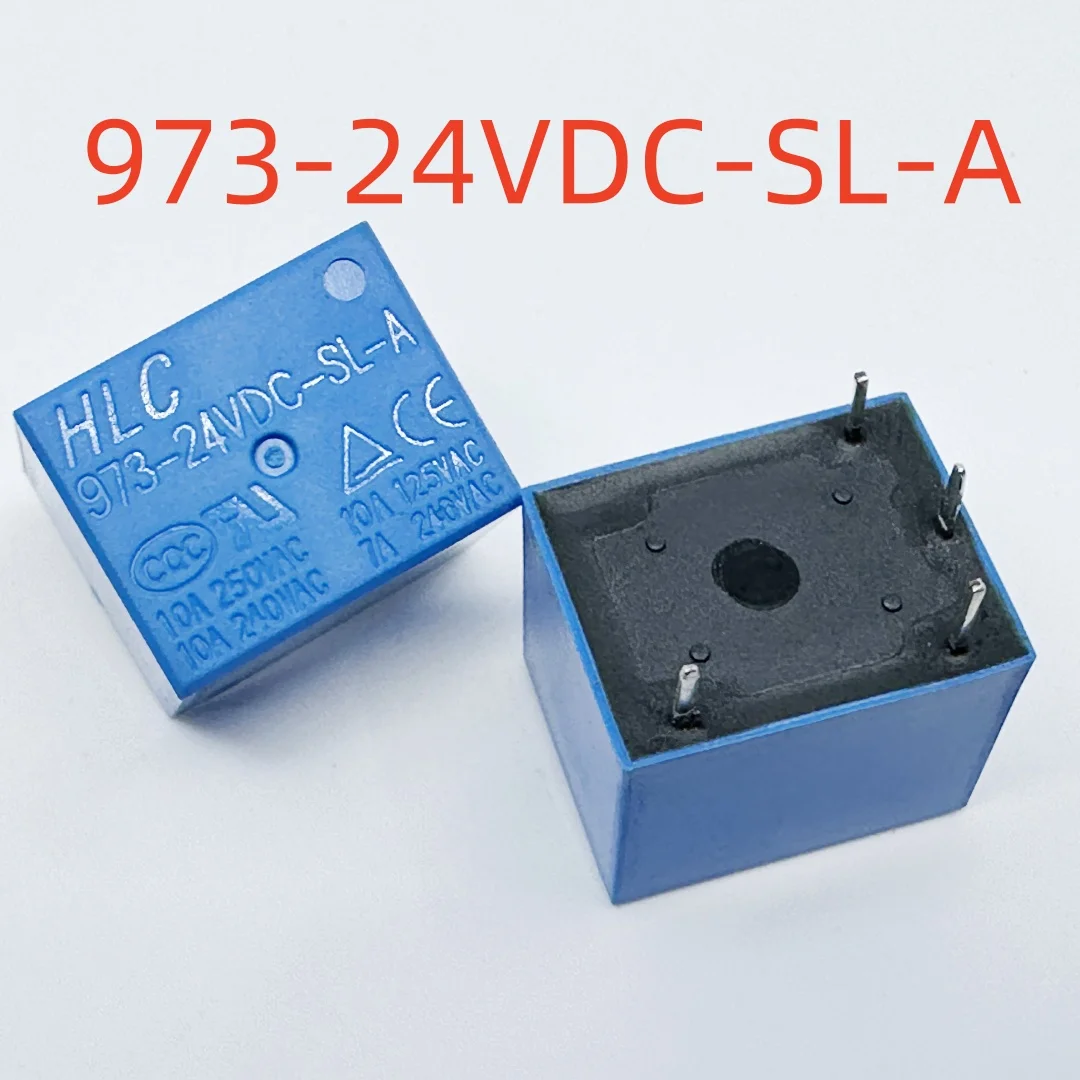New 973-5VDC-SL-A-X ; 973-9VDC-SL-A ; 973-12VDC-SL-A 973-24VDC-SL-A 973-24VDC-SL-B (T73A-10A/12A/15A) Relay 4pins
