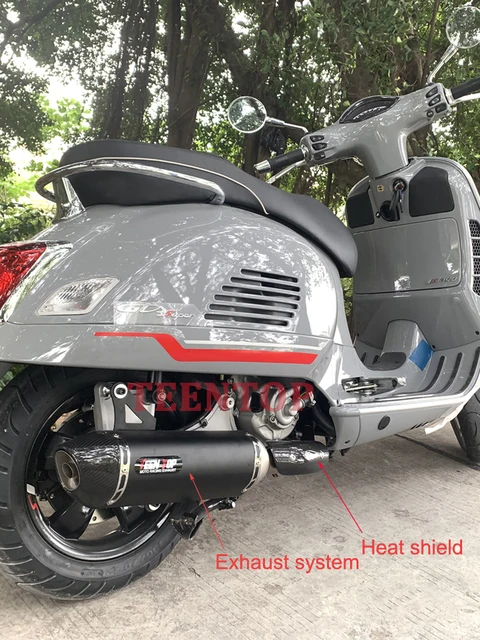 Vespa　ベスパ　GTS250 GTV250　車外マフラー　スリップオン VespaベスパGTS250 GTV250車外マフラースリップオン