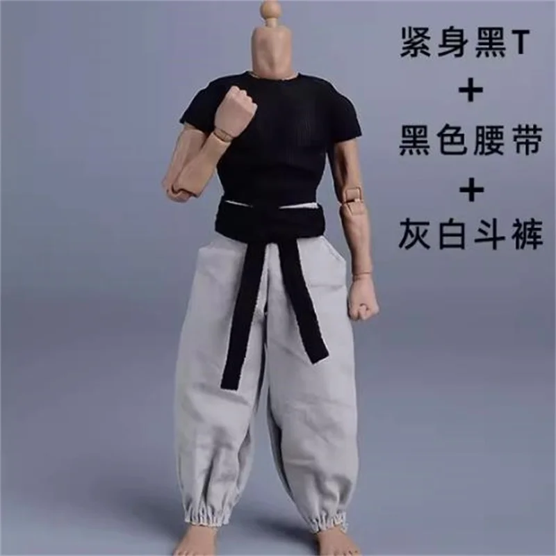 

1/12 футболка солдатика воин боевой фонарь брюки одежда модель аксессуары Игрушка подходит для 6 дюймов экшн-фигурка в наличии