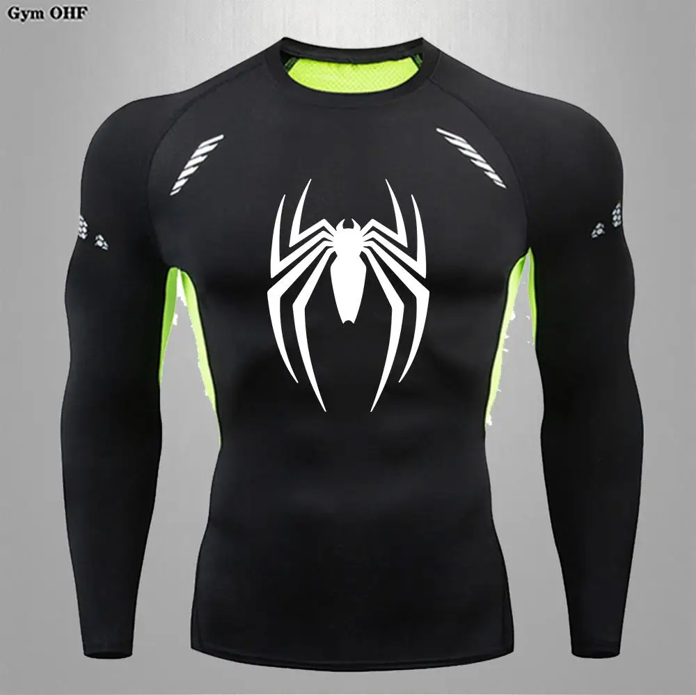 Men Short Sleeve Sports T Shirt Compression Running MMA Workout Quick-Dry