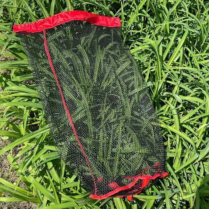 Single-Pack Quick-Dry Nylon Mesh Fishing Bag - Foldable and Durable