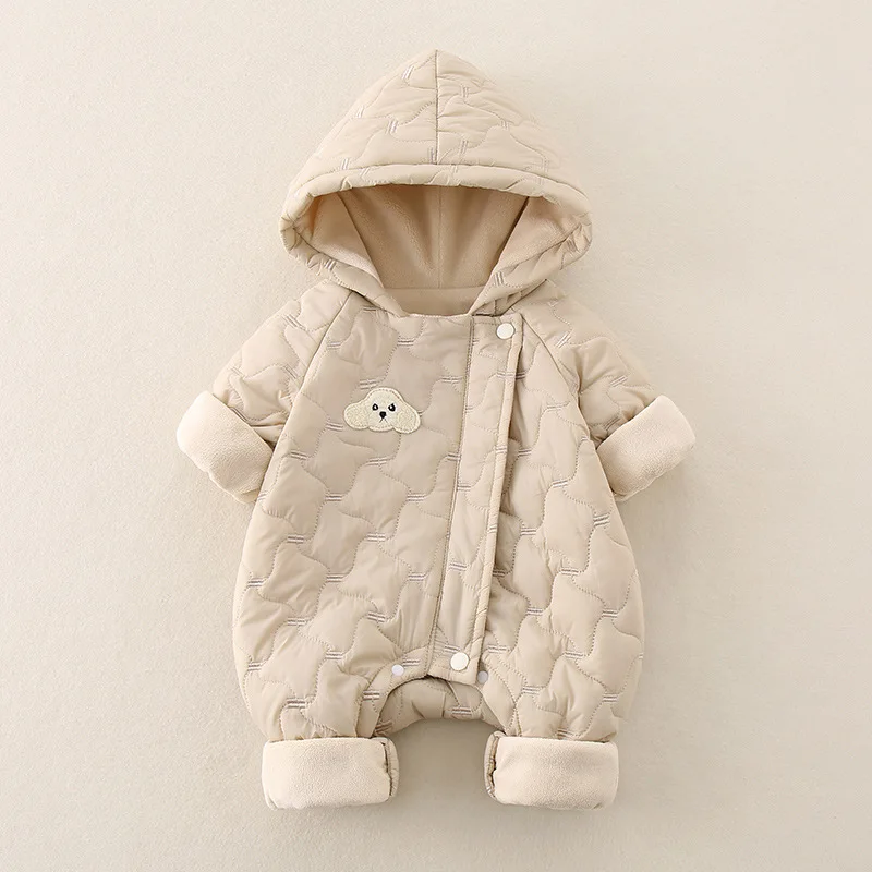 Autumn Winter Baby Fleece Jumpsuit