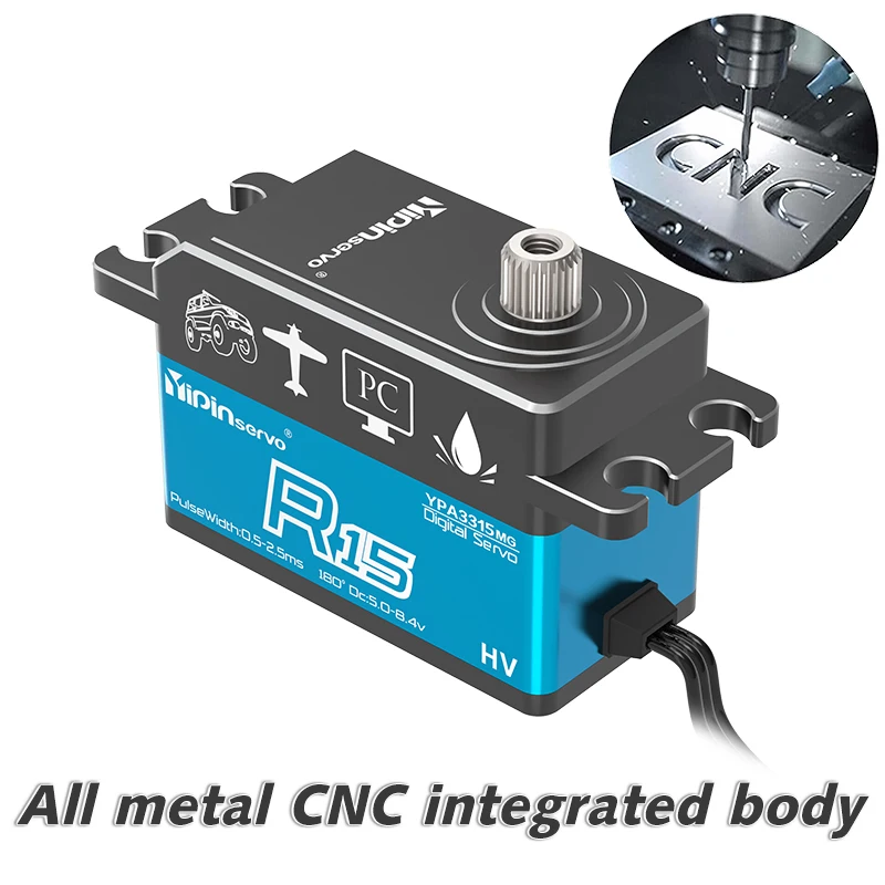 Perfect Pass Monster 56KG Impermeabile Brushless High Torque HV Ultra Fast Digital Servo Full Metal Ingranaggi per RC AUTO Estremamente preciso/Antiurto Rc Car Servo Guarda Video