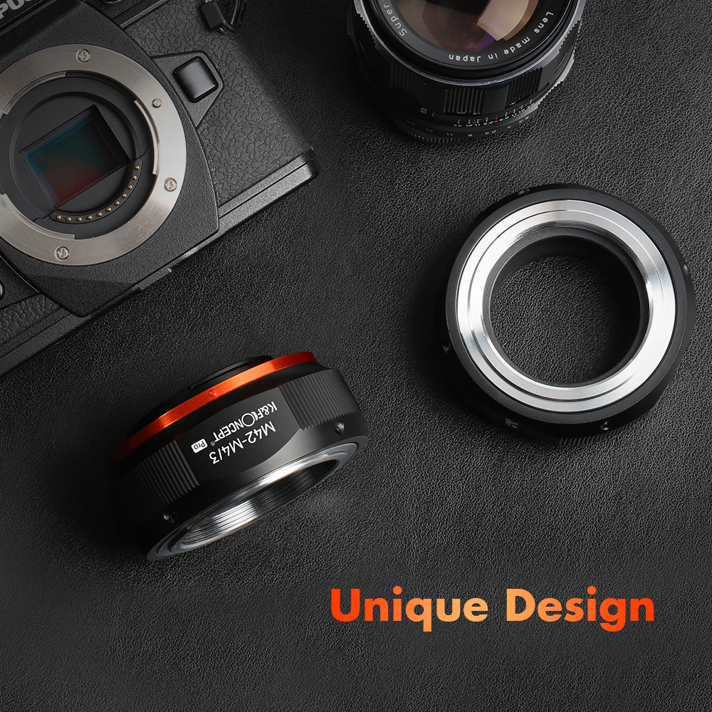 K&F Concept M42 auf M4/3 Pro Objektivadapter M42 Schraubobjektiv auf Micro 4/3 MFT G3 G7 GH2 OM-D BMPCC – Detail 5