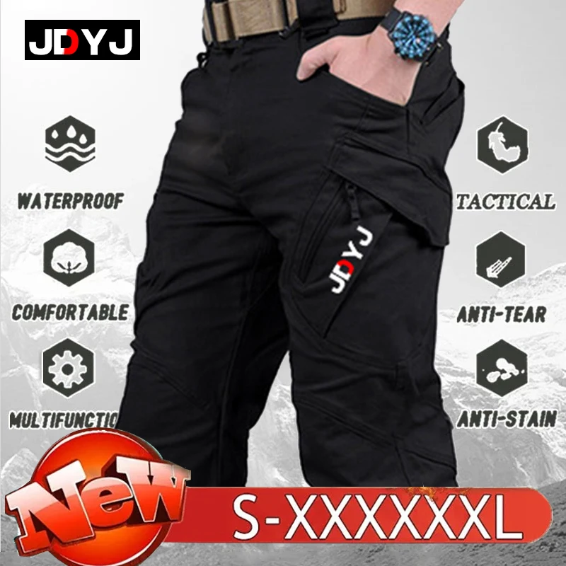 JDYJ brand Man Spring Autumn Outdoor Pants Military Tactical Training pants Mens Hunt Waterproof Combat Hiking Work Trousers