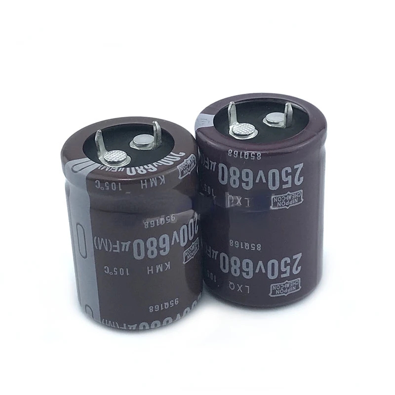 250v680uf capacitor 680uf 200v 22X35/40/45/50 25X30/35 30x30mm aluminum electrolytic capacitor NIPPON capacitores 1PCS