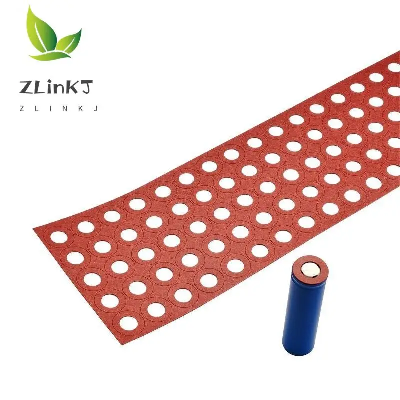 

200pcs 18650 Battery Insulator Insulation Ring Adhesive Cardboard Paper