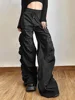 45318-566f52.png Fashion Trend Personalized Self-Confidence Avant-Garde Cool All-Match Casual Loose Girl High Waist Wide Leg Lantern Pants