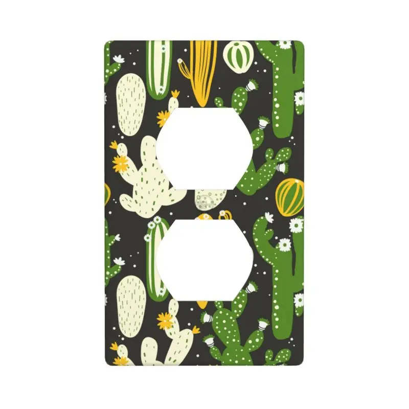 Custom Cartoon Cactus Switch Plate Cover 1 | Custom Cartoon Cactus Switch Plate Cover 1