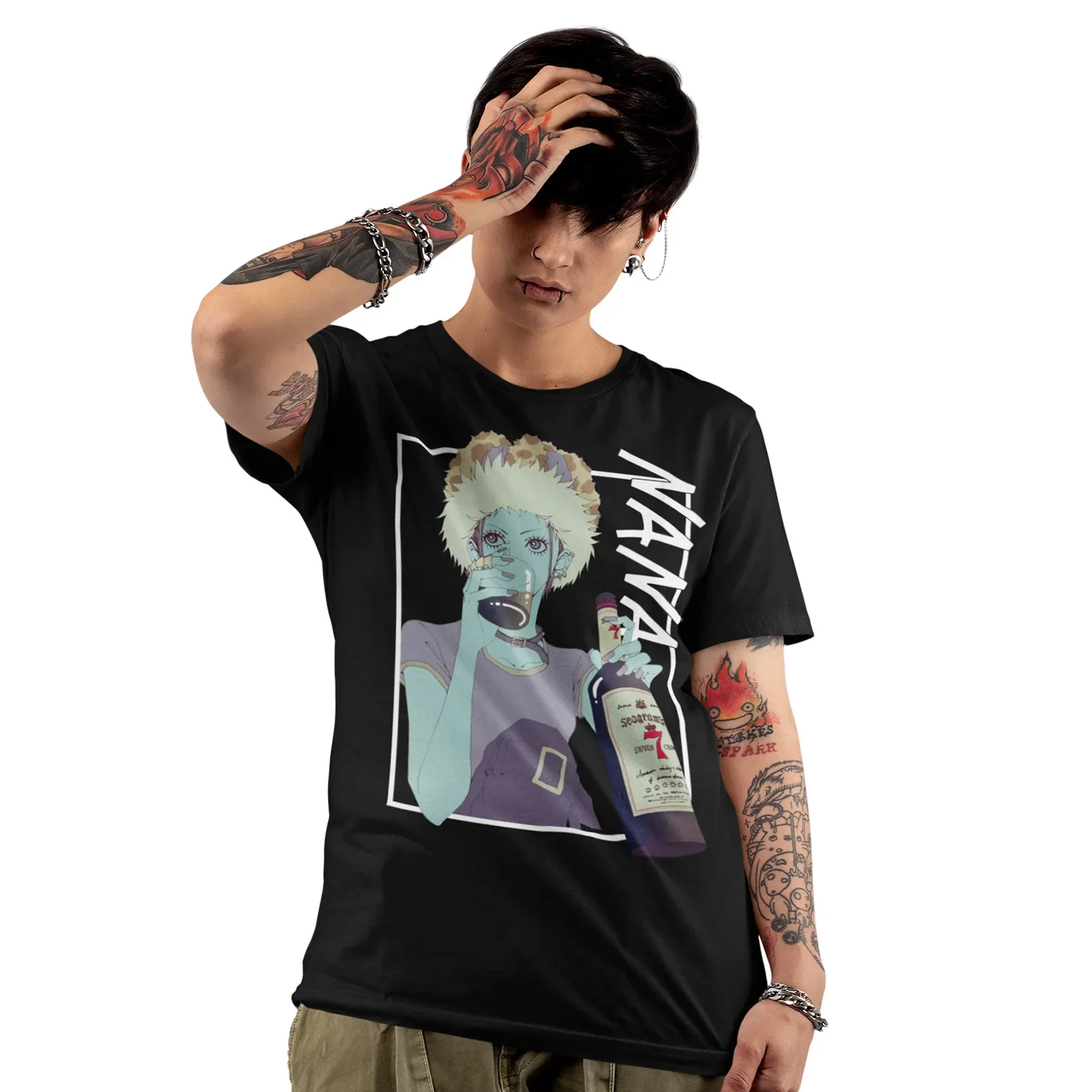 

The Black Stones,Nana Osaki anime new shirt 2022 unisex t-shirt Size S to 5XL