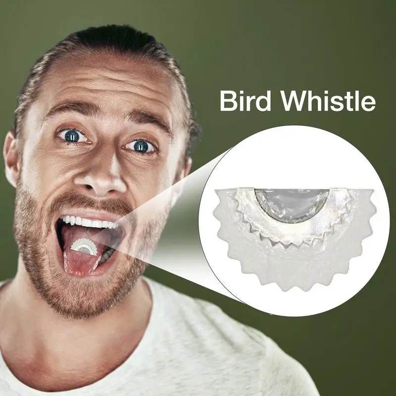 Bird Whistle That Fits Inside Mouth Hiden Magic Tweeting Noisemaker Toy Tricks Gag Bird Caller Whistles Entertainment Tools