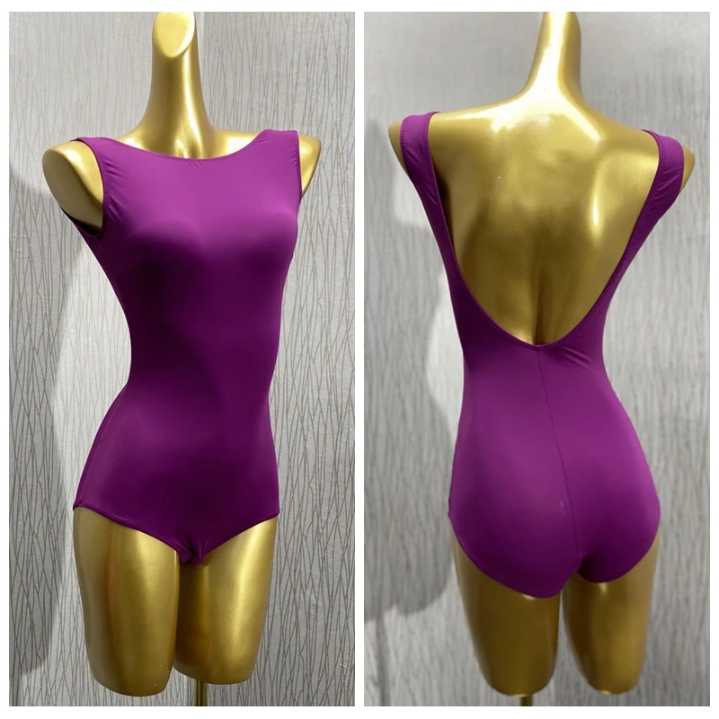 

body suit for dancing practice leotard ballrom dancing under wear for dance practise built-in body suit sleeveless
