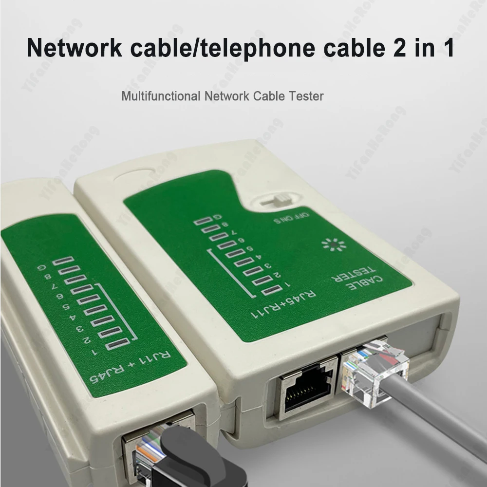 Rede Cabo Tester Fio Linha Telefônica Ferramenta Rastreador Cat5 Cat6 Utp Lan Rj45 Rj11 Rj12 - Imagem 5