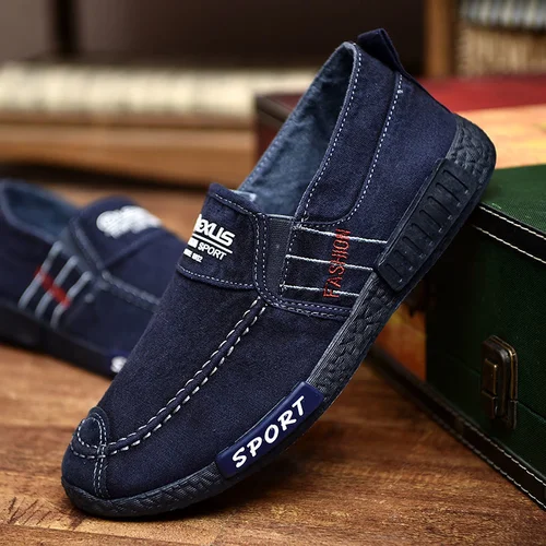 남성용 통기성 캐주얼 신발, Zapatillas Hombre 청바지, 캔버스 신발, 패션 플랫 로퍼 에스파드리유, 소프트 솔 스니커즈, 트렌드 3