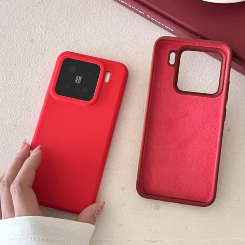 Luxury Liquid Silicone Shockproof Protective Candy Phone Case