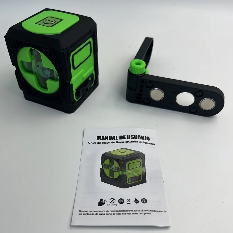 FQT-2 Cross Line Laser DIY Self-Leveling Green Beam Horizontal and Vertical 2 Li