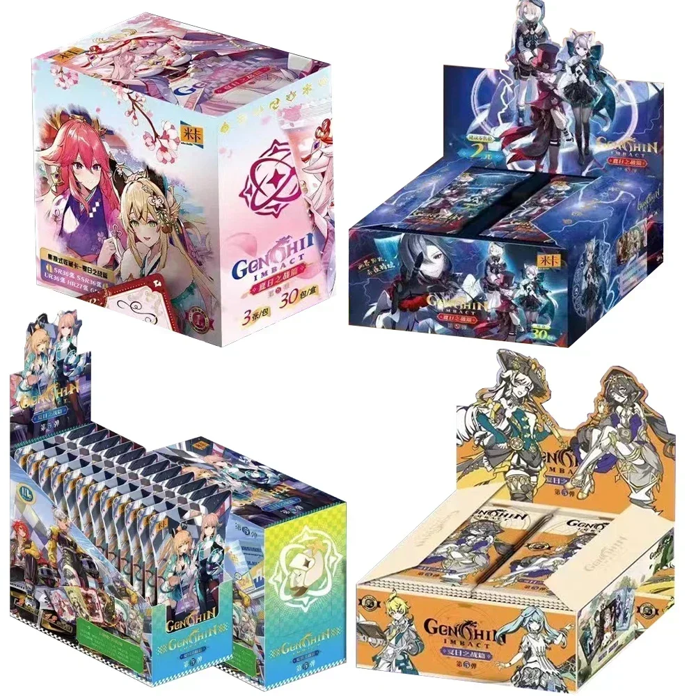 その他 Genshin Impact 30 Trading Card Set New Genshin Impact Card Concerto of Spring Card Trading