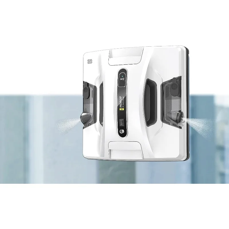 HOBOT-2S Window Cleaning Automatic Robot with Ultrasonic Water Spray, Intelligent Cleaning, AI Smart Route Plan