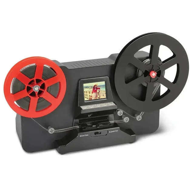 8mm & Super 8 Reels to Digital MovieMaker Film Sanner Converter, 2.4